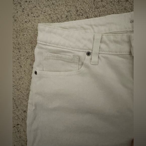 Size 12 denim shorts with rolled hem 
high rise 
3” inseam 
Old Navy
OG Straight - Picture 6 of 6